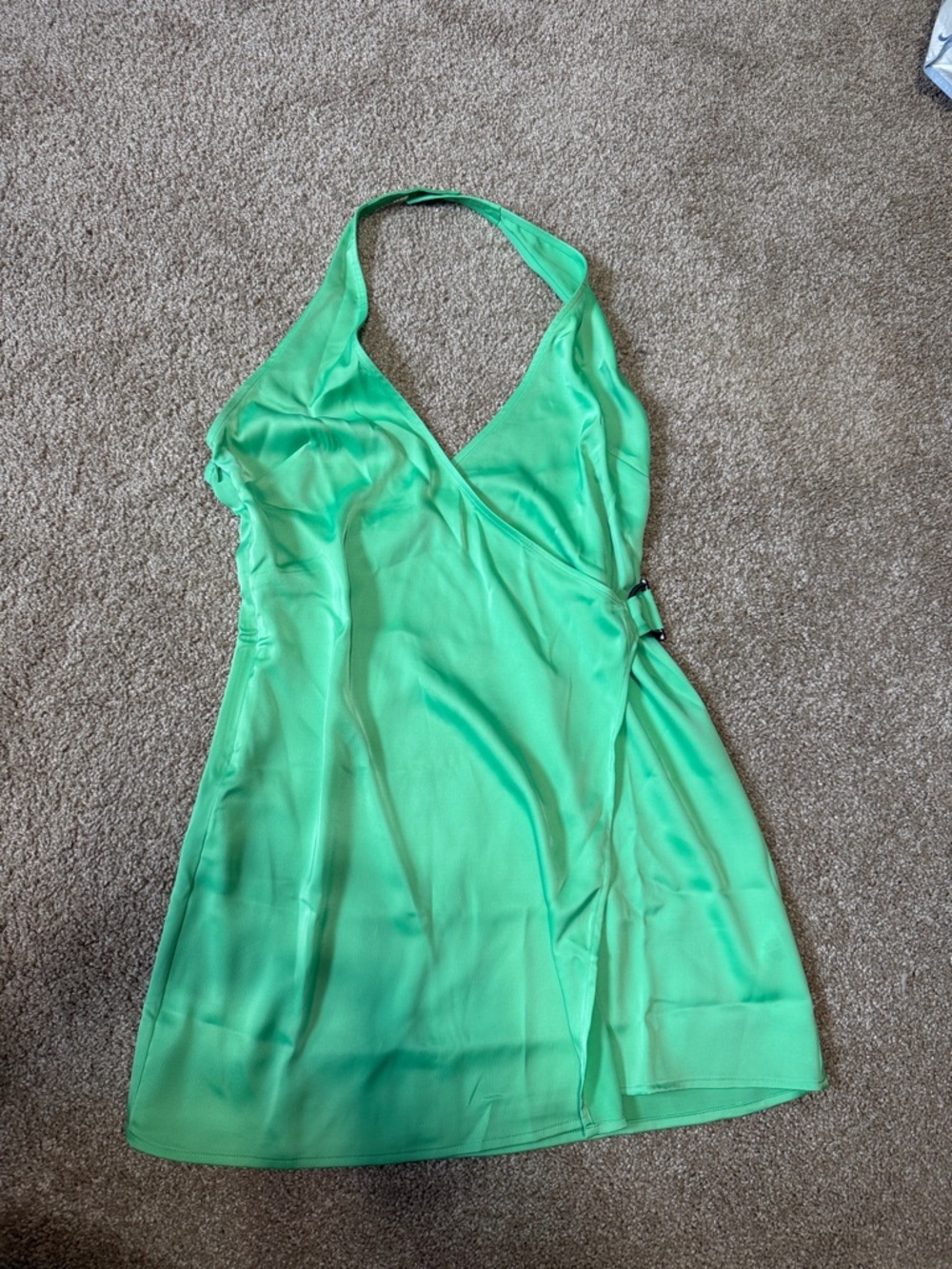 Urban Outfitters Bright Mint Green Halter Top dress